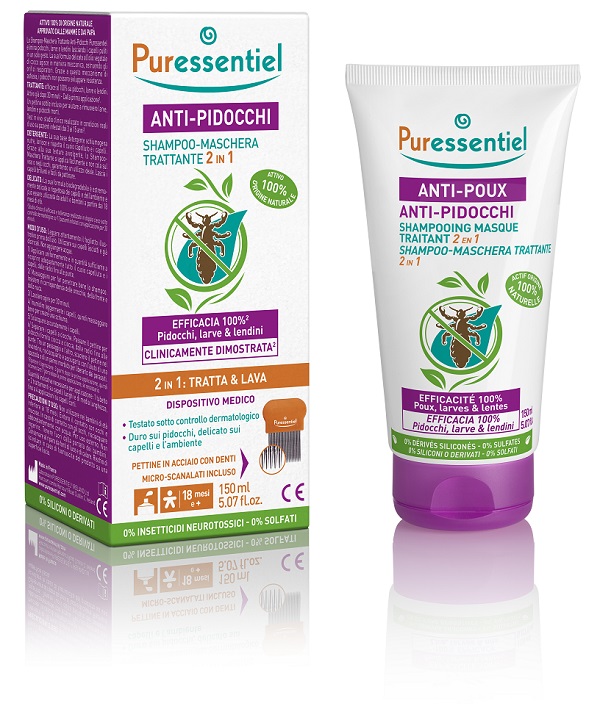 PURESSENTIEL SHAMPOO TRATTANTE ANTI-PIDOCCHI 150 ML - Parafarmacia Mostacciano