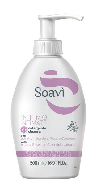 SOAVI' INTIMO IDRATANTE PH5,5 FLACONE CON DISPENSER 500 ML - Parafarmacia Mostacciano