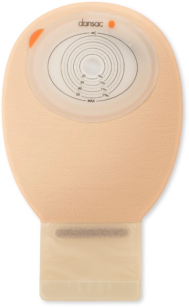 DANSAC NOVALIFE TRE 1 SACCA APERTA OPACA PIANA MAXI PER ILEOSTOMIA CON FINESTRA RITAGLIABILE 15-70X90 MM 550 ML 10 PEZZI - Parafarmacia Mostacciano