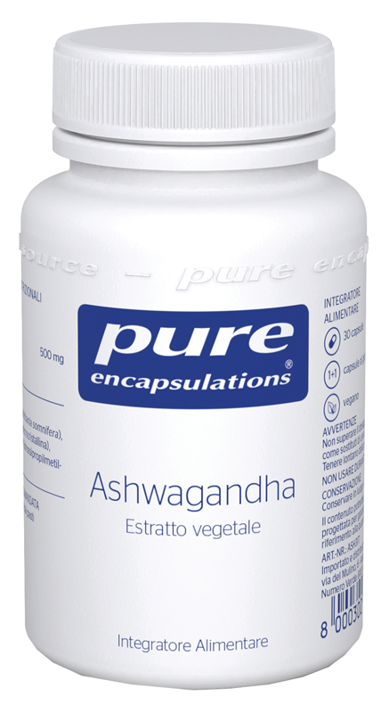 PURE ENCAPSULATIONS ASHWAGANDHA 30 CAPSULE - Parafarmacia Mostacciano