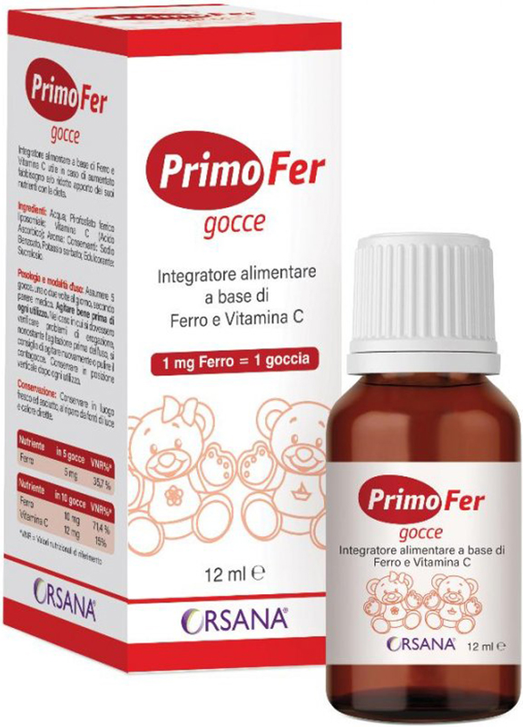 PRIMOFER GOCCE 12 ML - Parafarmacia Mostacciano