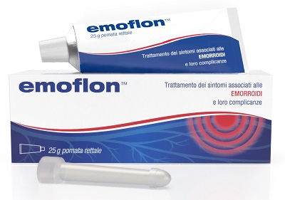 EMOFLON POMATA RETTALE TUBETTO 25 G CON APPLICATORE - Parafarmacia Mostacciano