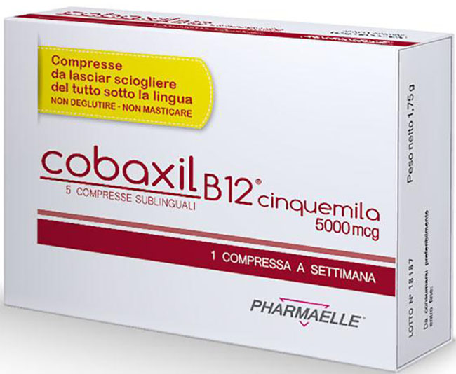 COBAXIL B12 5000MCG 5 COMPRESSE SUBLINGUALI - Parafarmacia Mostacciano