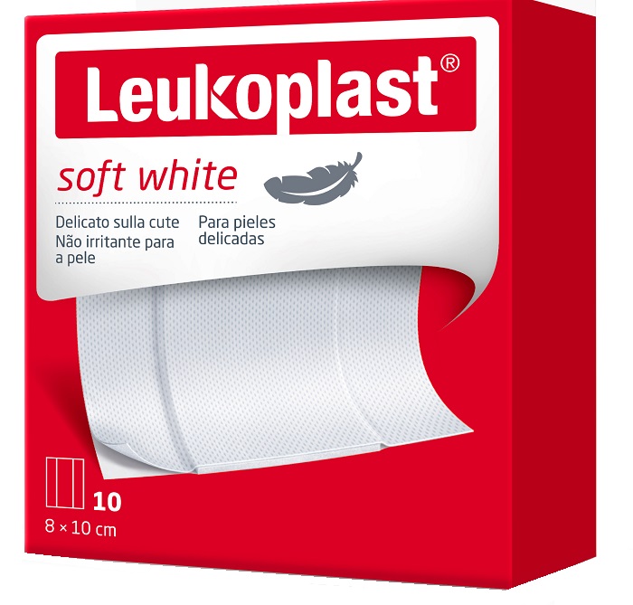LEUKOPLAST SOFT WHITE 100 X 8 CM 10 PEZZI - Parafarmacia Mostacciano