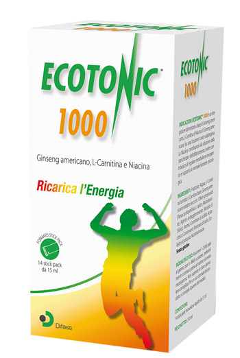 ECOTONIC 1000 14 STICK PACK 15 ML - Parafarmacia Mostacciano