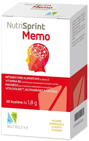 NUTRISPRINT MEMO 20 BUSTINE STICK - Parafarmacia Mostacciano