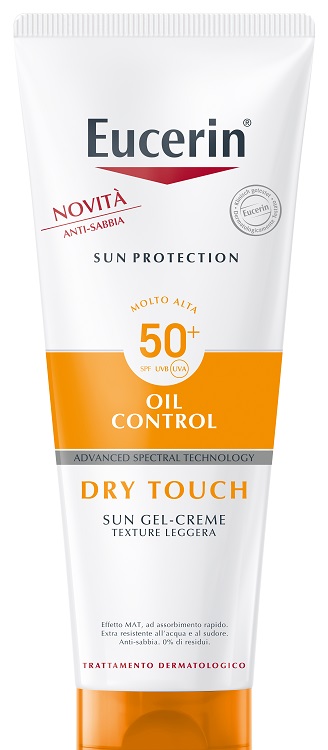 EUCERIN SUN PROTECTION OIL CONTROL DRY TOUCH SPF 50+ SUN GEL CREME 200 ML - Parafarmacia Mostacciano