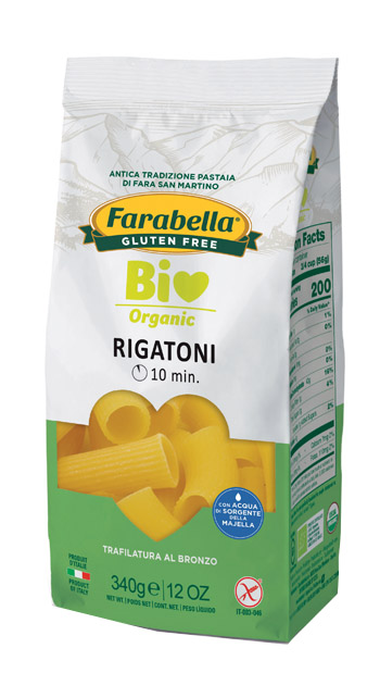 FARABELLA BIO RIGATONI MAIS-RISO 340 G - Parafarmacia Mostacciano