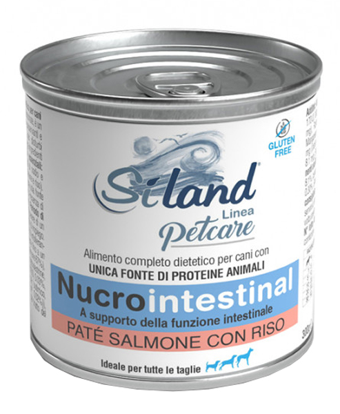 SILAND NUCROINTESTINAL UMIDO CANE SALMONE/RISO 300 G - Parafarmacia Mostacciano