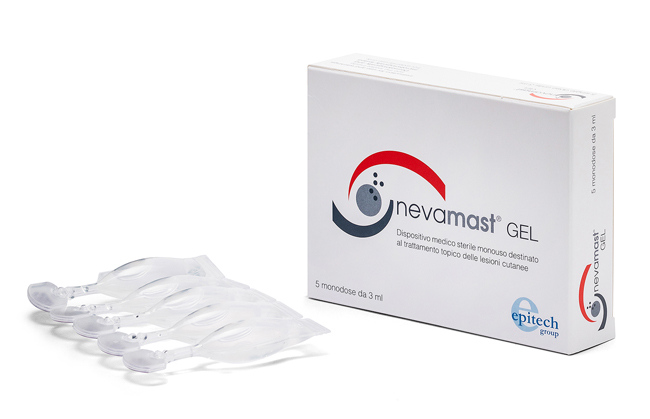 NEVAMAST GEL TRATTAMENTO TOPICO DELLE LESIONI CUTANEE 5 MONODOSE 3 ML - Parafarmacia Mostacciano