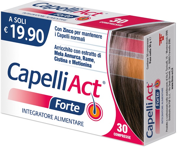 CAPELLI ACT FORTE 30 COMPRESSE - Parafarmacia Mostacciano