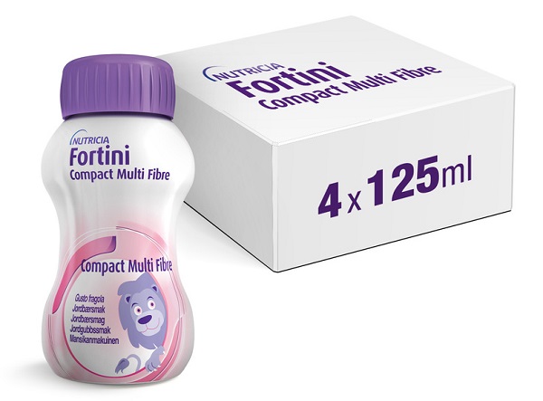 FORTINI COMPACT MULTI FIBRE FRAGOLA 4 PEZZI 125 G - Parafarmacia Mostacciano