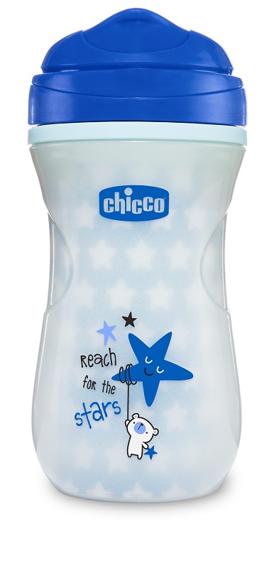 CHICCO TAZZA GLOWING 14M+ AZZURRA - Parafarmacia Mostacciano