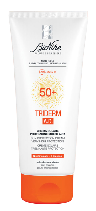 TRIDERM AD CREMA SOLARE SPF50+ 200 ML - Parafarmacia Mostacciano