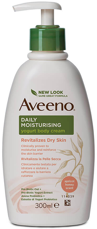 AVEENO CREMA CORPO YOGURT ALBICOCCA&MIELE 300 ML - Parafarmacia Mostacciano