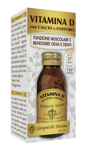 VITAMINA D CALCIO/FOSFORO 150 PASTIGLIE - Parafarmacia Mostacciano