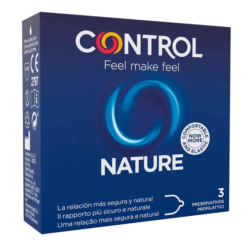 PROFILATTICO CONTROL NATURE 2,0 3 PEZZI - Parafarmacia Mostacciano