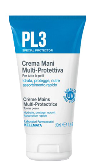 PL3 CREMA MANI MULTI PROTETTIVA 50 ML - Parafarmacia Mostacciano