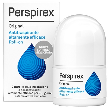 PERSPIREX ORIGINAL ANTITRASPIRANTE ROLL-ON DEODORANTE NUOVA FORMULA 20 ML - Parafarmacia Mostacciano