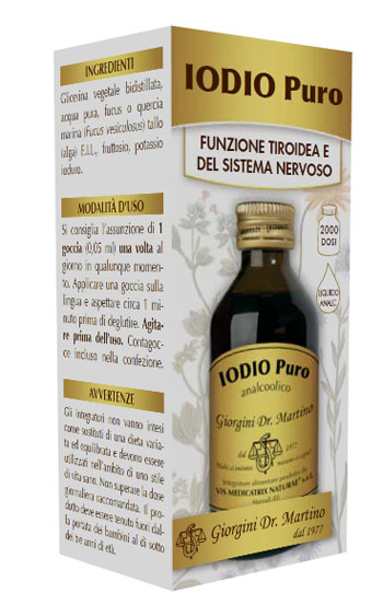 IODIO PURO ANALCOLICO 100 ML - Parafarmacia Mostacciano