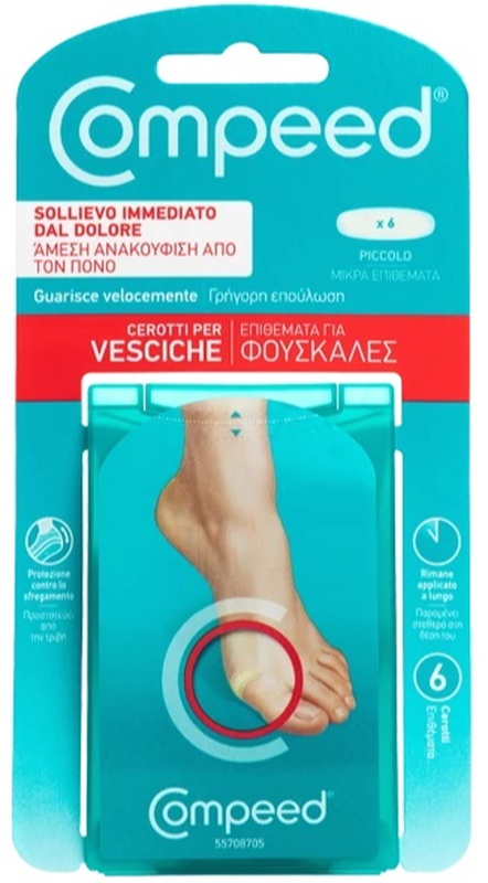 COMPEED CEROTTI PER VESCICHE PICCOLO 6 PEZZI - Parafarmacia Mostacciano