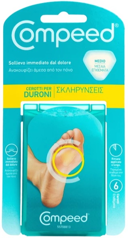 COMPEED CEROTTI PER DURONI MEDIO 6 PEZZI - Parafarmacia Mostacciano