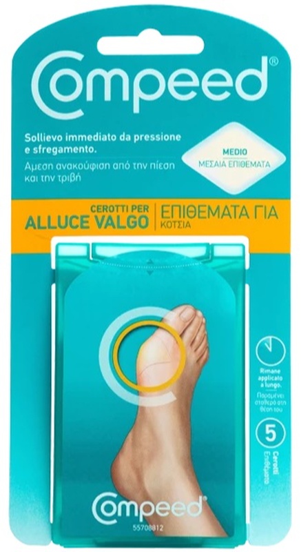 COMPEED CEROTTI PER ALLUCE VALGO 5 PEZZI - Parafarmacia Mostacciano