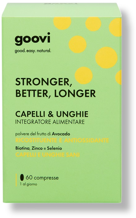 GOOVI CAPELLI&UNGHIE 60 COMPRESSE - Parafarmacia Mostacciano