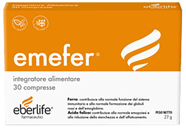 EMEFER 30 COMPRESSE - Parafarmacia Mostacciano