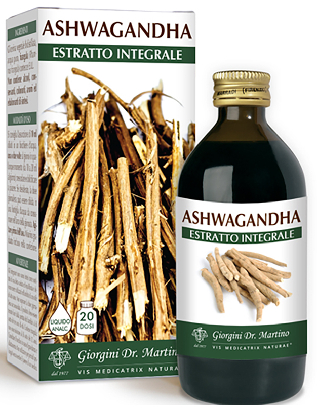 ASHWAGANDHA ESTRATTO INTEGRALE 200 ML - Parafarmacia Mostacciano
