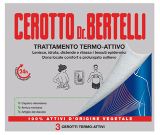 DR BERTELLI CEROTTO TERMO-ATTIVO 3 PEZZI - Parafarmacia Mostacciano