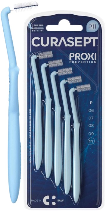 CURASEPT PROXI ANGLE P11 AZZURRO/LIGHT BLUE - Parafarmacia Mostacciano