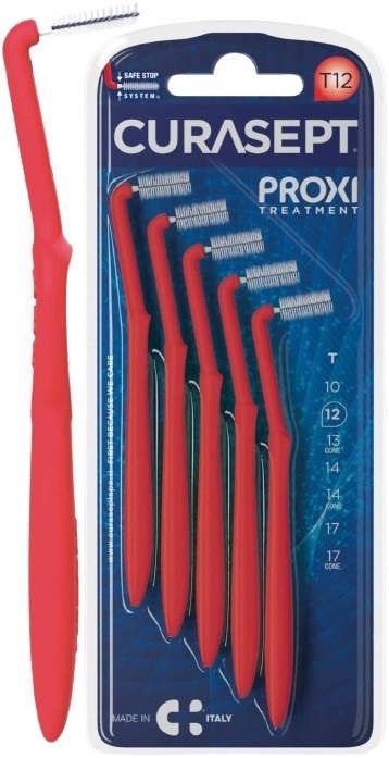 CURASEPT PROXI ANGLE T12 ROSSO/RED - Parafarmacia Mostacciano