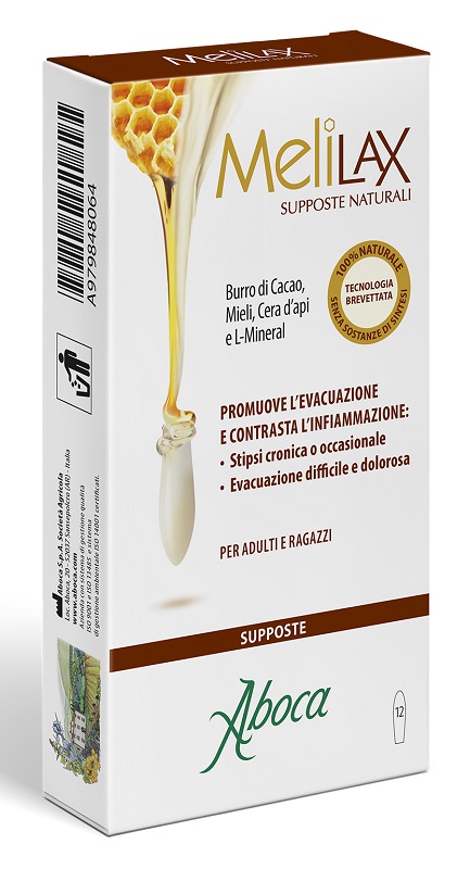MELILAX 12 SUPPOSTE - Parafarmacia Mostacciano