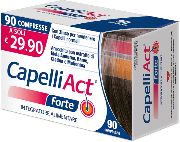 CAPELLI ACT FORTE 90 COMPRESSE - Parafarmacia Mostacciano