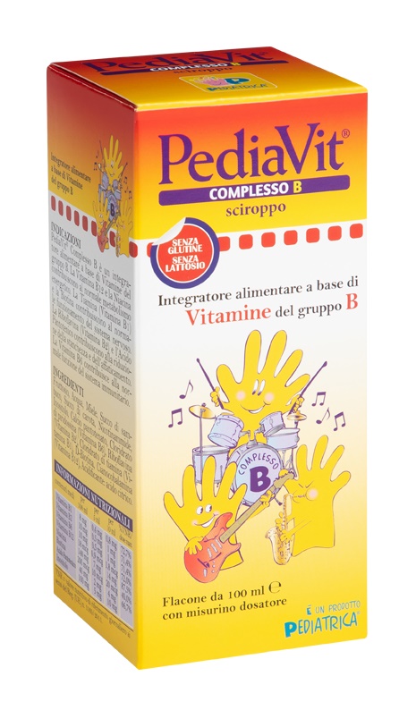 PEDIAVIT COMPLESSO B SCIROPPO 100 ML - Parafarmacia Mostacciano