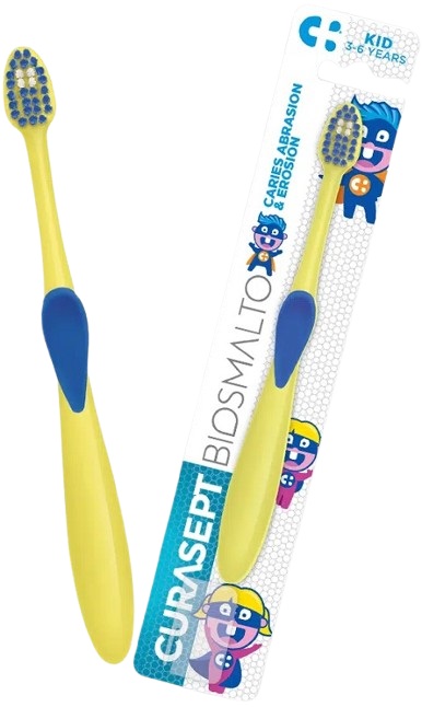 CURASEPT SPAZZOLINO BIOSMALTO KIDS 3-6 ANNI - Parafarmacia Mostacciano