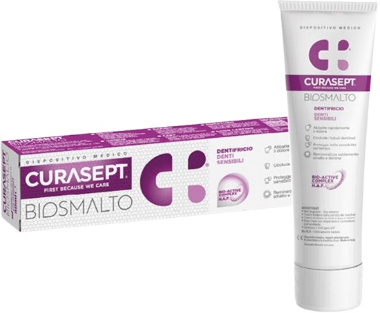 CURASEPT BIOSMALTO DENTIFRICIO DENTI SENSIBILI 75 ML - Parafarmacia Mostacciano