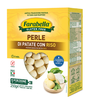 FARABELLA PERLE PATATE CON RISO 250 G - Parafarmacia Mostacciano
