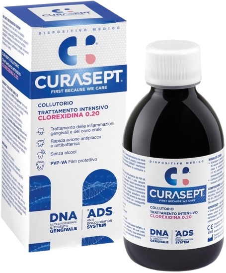 CURASEPT COLLUTORIO 0,20 ADS + DNA 200 ML - Parafarmacia Mostacciano