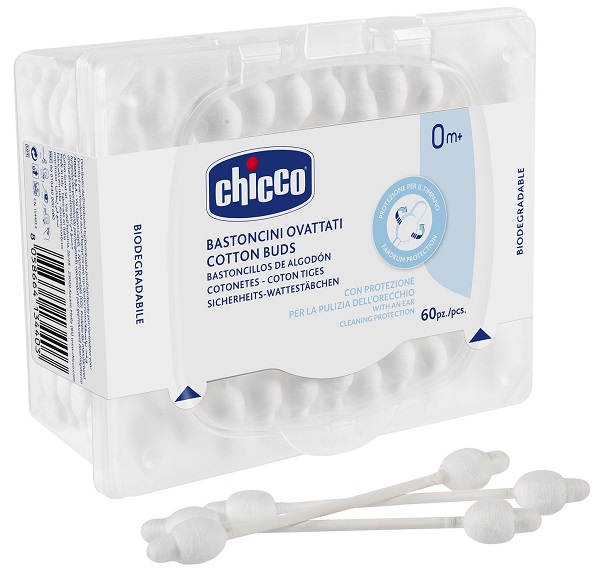 CHICCO BASTONCINI COTONATI 60 PEZZI - Parafarmacia Mostacciano
