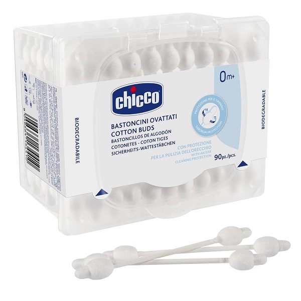 CHICCO BASTONCINI COTONATI 90 PEZZI - Parafarmacia Mostacciano