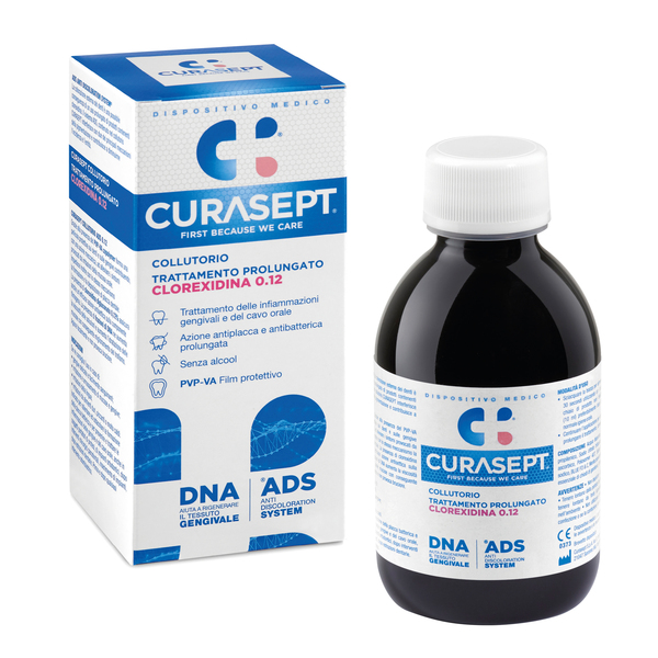 CURASEPT COLLUTORIO 0,12 ADS + DNA 200 ML - Parafarmacia Mostacciano