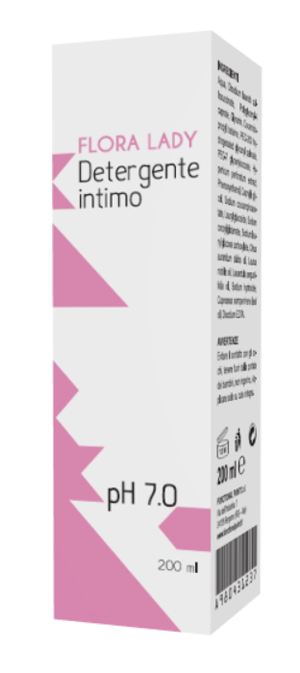 FLORA LADY DETERGENTE INTIMO PH 7,0 200 ML - Parafarmacia Mostacciano