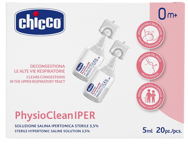 CHICCO SOLUZIONE HYPERTONIC 5 ML 20 PEZZI - Parafarmacia Mostacciano