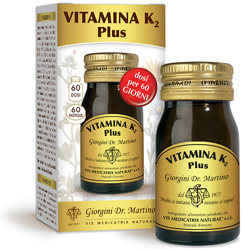 VITAMINA K2 PLUS 60 PASTIGLIE - Parafarmacia Mostacciano