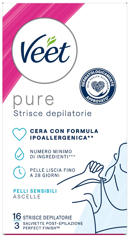 VEET STRISCE ASCELLE IPOALLERGENICHE 16 PEZZI - Parafarmacia Mostacciano