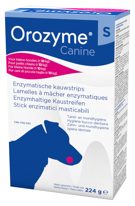OROZYME CANINE STRISCE ENZIMATICHE MASTICABILI PER CANI DI TAGLIA PICCOLA - Parafarmacia Mostacciano