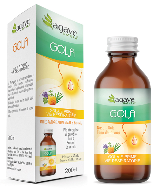 AGAVE NATURA SCIROPPO GOLA 200 ML - Parafarmacia Mostacciano