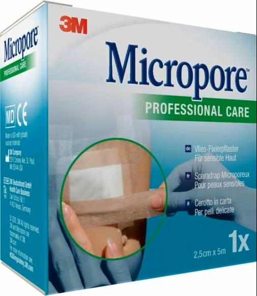 CEROTTO IN CARTA 3M MICROPORE SURGICAL TAPE TAN M5X25MM - Parafarmacia Mostacciano